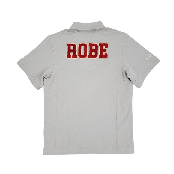 Robe Di Kappa Robe Giovani Notte Polo Shirt Grey M Embroider Patch Short sleeve - Picture 2 of 12